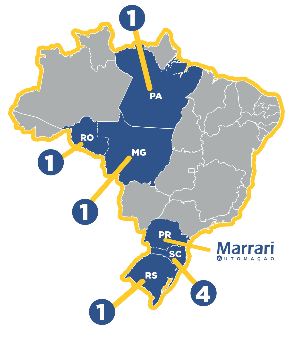 Mapa Representantes Marrari