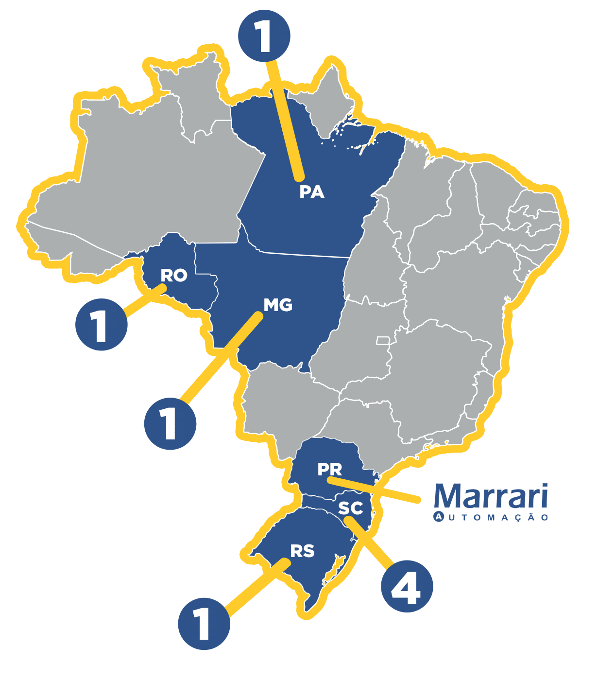 Mapa Representantes Marrari