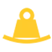 Apparent density (kg / m³) when weight is known