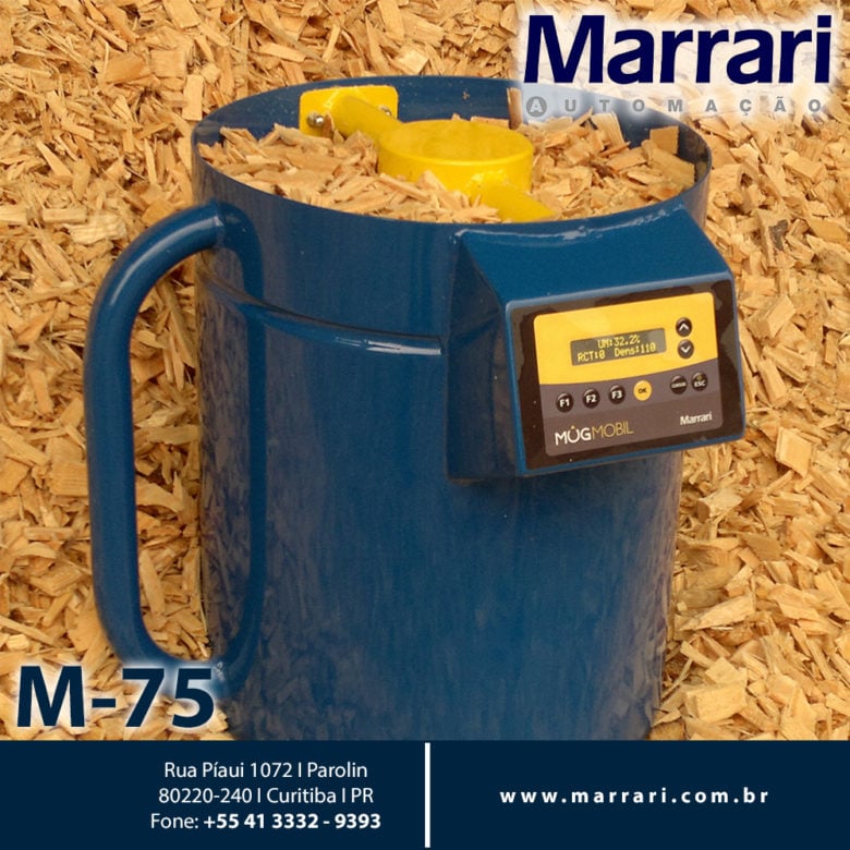 Medidor de Umidade para Biomassa M75