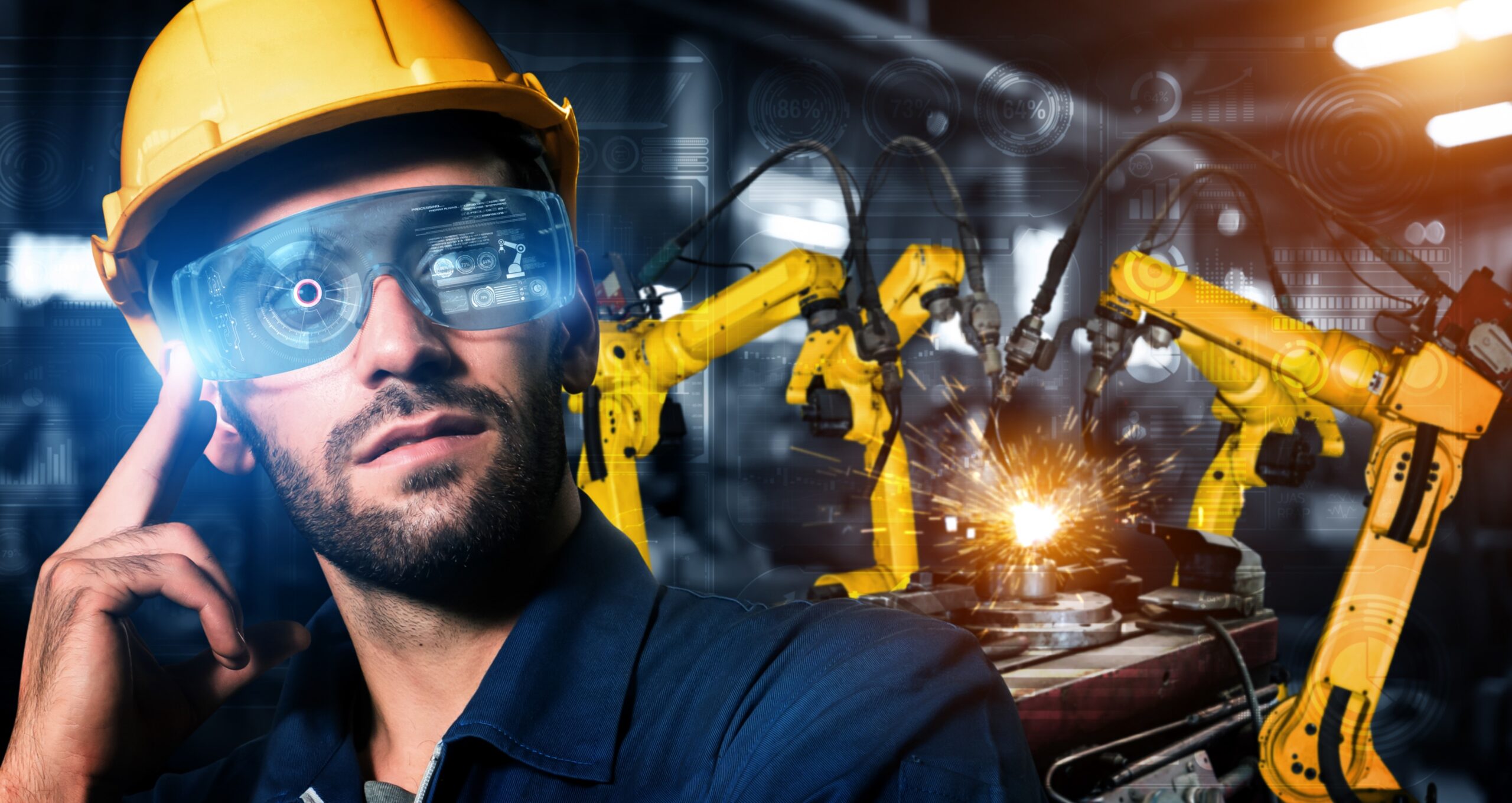 Man working with AI in Brazilian industry